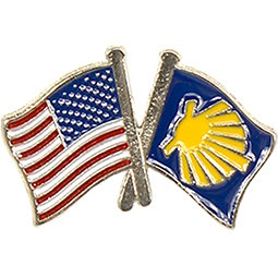 Pin Camiño Galiza - Peregrino Americán