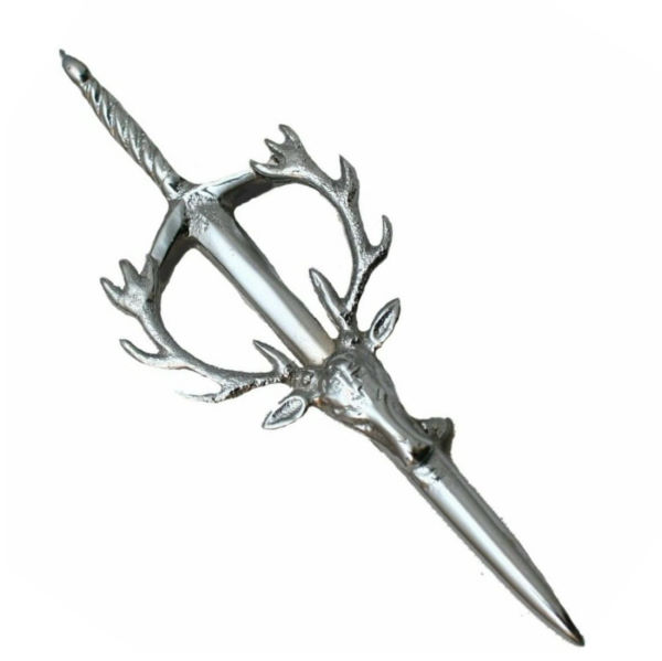 Pin para Kilt con Espada e Cervo de Doiras