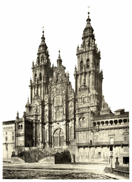 Poster - Catedral de Santiago, ano 1889