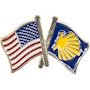 Pin Camiño Galiza - Peregrino Americán