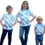 Camisola galega de fútbol para rapaces